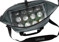Coolers-Camelbak ChillBak Cube 18 Soft Cooler with Fusion 3L Group Reservoir Monument Grey