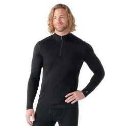 Baselayers & Underwear-Smartwool Classic All-Season Merino Base Layer 1/4 Zip for Men