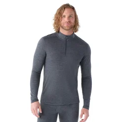 Baselayers & Underwear-Smartwool Classic All-Season Merino Base Layer 1/4 Zip for Men