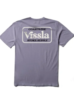 T-Shirts-Vissla Coastwide Short-Sleeved Pocket Tee Shirt for Men