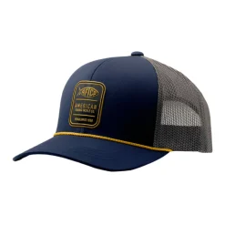 Head & Neckwear-AFTCO Convoy Trucker Hat Navy