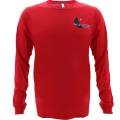 T-Shirts|T-Shirts-Half-Moon Outfitters Crescent Logo Long Sleeve T-Shirt (FINAL SALE)