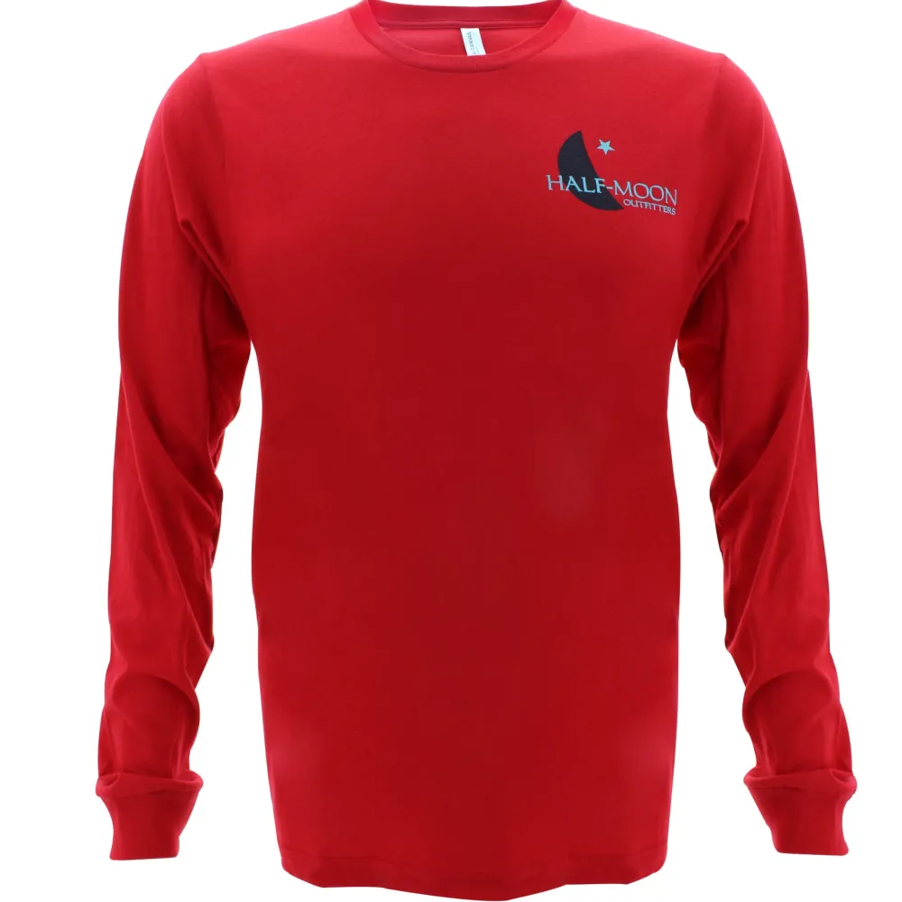 T-Shirts|T-Shirts-Half-Moon Outfitters Crescent Logo Long Sleeve T-Shirt (FINAL SALE)