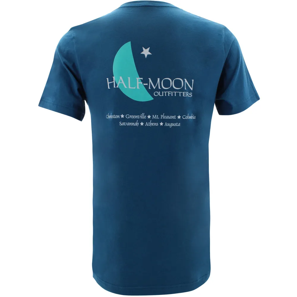 T-Shirts|T-Shirts-Half-Moon Outfitters Crescent Logo Short Sleeve T-Shirt (FINAL SALE)