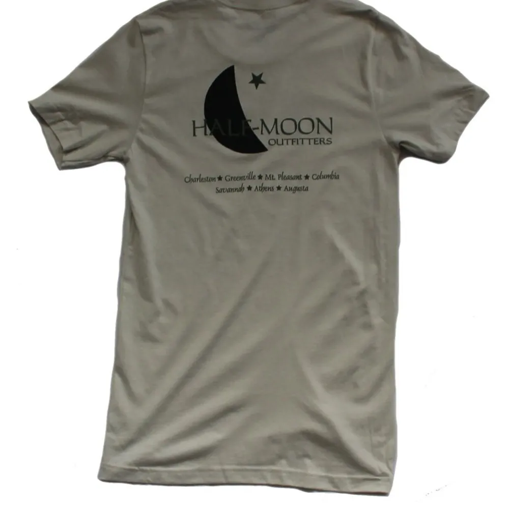 T-Shirts|T-Shirts-Half-Moon Outfitters Crescent Logo Short Sleeve T-Shirt (FINAL SALE)