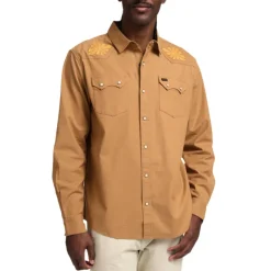 Shirts-Howler Brothers Crosscut Deluxe Snapshirt for Men (SALE)