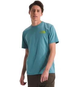 T-Shirts-The North Face Crown Shyness Tee for Men Algae Blue