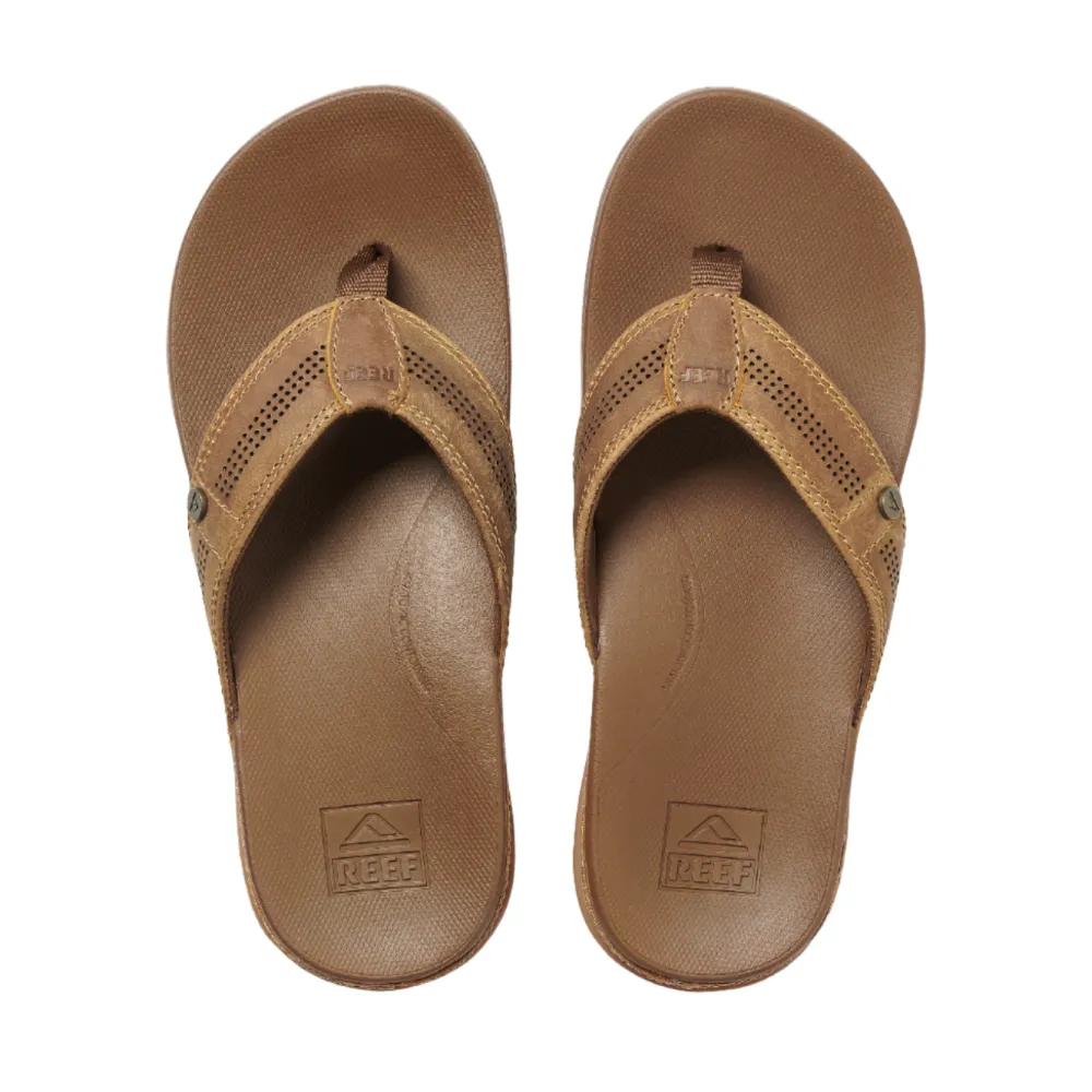 Sandals-Reef Cushion Lux Sandals for Men Toffee