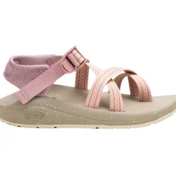 Sandals-Chaco CushZ Toe-Loop Sandals for Women Frond Pink Salt