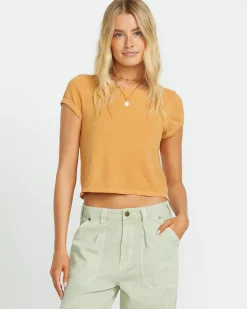 T-Shirts|Shirts-Billabong Daily Tee Knit for Women