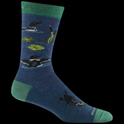 Socks-Darn Tough Diver Crew Lightweight Lifestyle Socks for Men (FINAL SALE) Denim