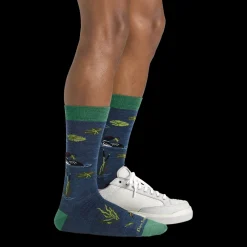 Socks-Darn Tough Diver Crew Lightweight Lifestyle Socks for Men (FINAL SALE) Denim