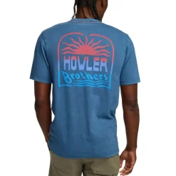 T-Shirts-Howler Brothers El Sol Cotton T-Shirt for Men Key Largo