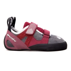 Climbing|Shoes-Evolv Elektra Climbing Shoes for Women Grey/Merlot