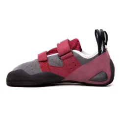 Climbing|Shoes-Evolv Elektra Climbing Shoes for Women Grey/Merlot