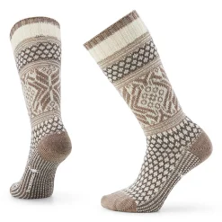 Socks-Smartwool Everyday Popcorn Snowflake Pattern Full Cushion Crew Socks for Women
