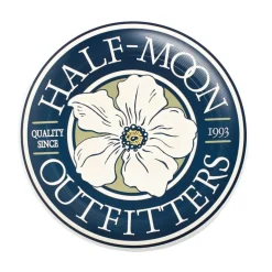 Games-Half-Moon Outfitters Flower Logo Frisbee