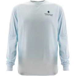 T-Shirts|T-Shirts-Half-Moon Outfitters Flower Logo Long Sleeve T-Shirt