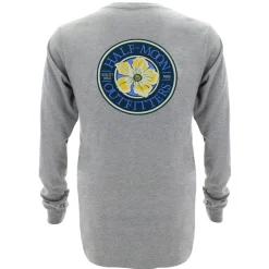 T-Shirts|T-Shirts-Half-Moon Outfitters Flower Logo Long Sleeve T-Shirt (FINAL SALE)