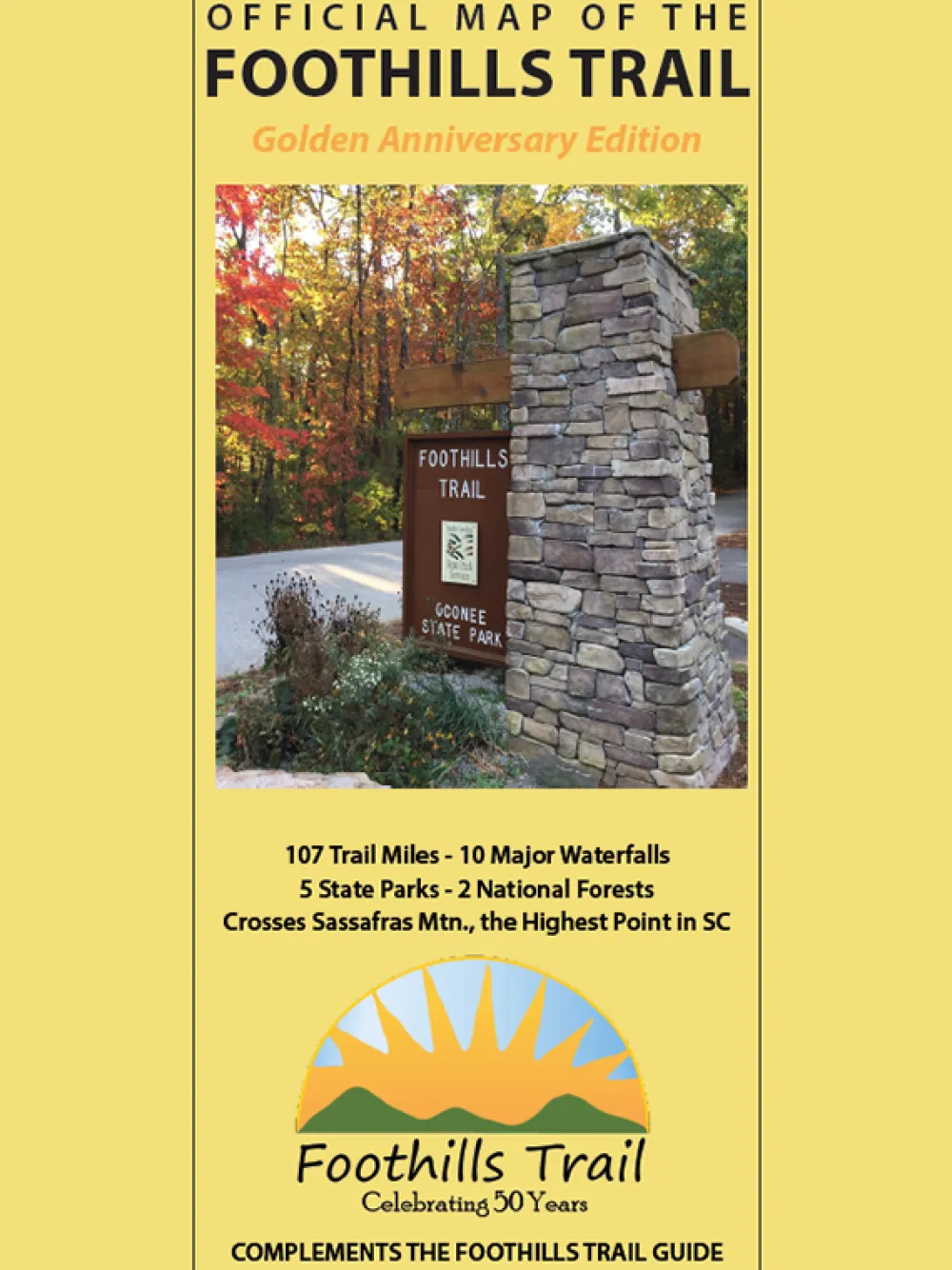 Literature-Foothills Trail Conservancy Foothills Trail Map