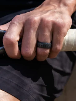 Rings-Qalo Forged Silicone Ring for Men
