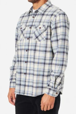 Shirts-Katin Fred Flannel Shirt for Men (SALE) Polar Navy