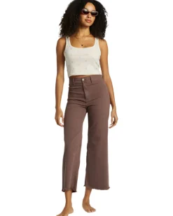 Pants-Billabong Free Fall High-Waist Pants for Women (SALE) Kona