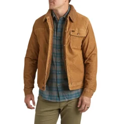 Casual|Fleece-Howler Brothers Fuzzy Depot Jacket (SALE) Duck Brown Corduroy