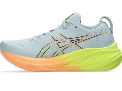 Shoes-Asics Gel-Nimbus 26 for Women (FINAL SALE) Cool Grey/Safety Yellow