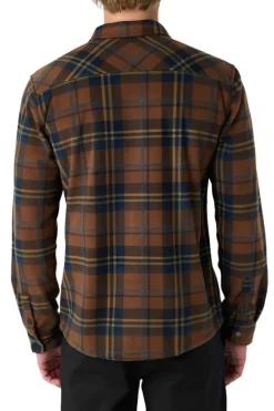 Shirts-O'Neill Glacier Plaid Superfleece Overshirt for Men (SALE)