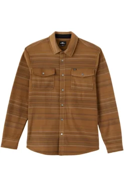 Shirts-O'Neill Glacier Standard Fit Superfleece Overshirt for Men (SALE)