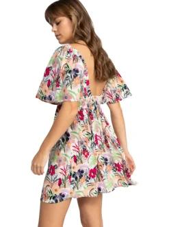 Dresses & Rompers-Roxy Golden Dawn Dress for Women (SALE) Ash Rose Wallflower
