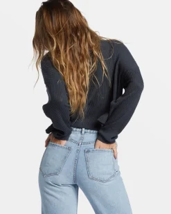Shirts-Billabong Good Catch Henley T-Shirt for Women (SALE)