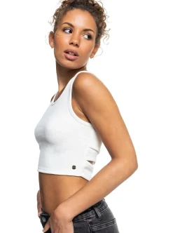 Tank Tops-Roxy Good Keepsake Crop Top for Women (SALE)