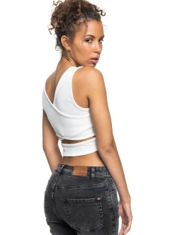 Tank Tops-Roxy Good Keepsake Crop Top for Women (SALE)