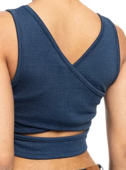 Tank Tops-Roxy Good Keepsake Crop Top for Women (SALE)