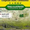 Literature-Trails Illustrated Great Smoky Mountains National Park East: Clingmans Dome, Cataloochee Map
