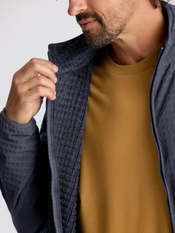 Fleece-Free Fly Apparel Gridback Fleece Jacket for Men