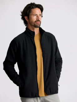 Fleece-Free Fly Apparel Gridback Fleece Jacket for Men