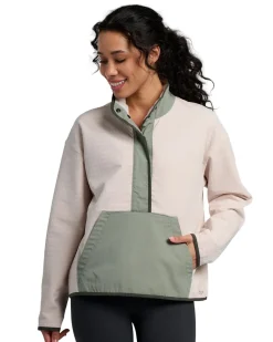 Casual|Fleece-Free Fly Apparel Gridback Fleece Snap Pullover