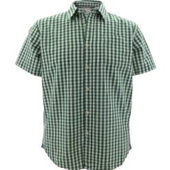 Shirts-Half-Moon Threadworks Short Sleeve Oxford Shirt for Men (SALE)