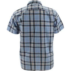 Shirts-Half-Moon Threadworks Short Sleeve Oxford Shirt for Men (SALE)