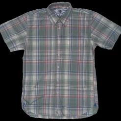 Shirts-Half-Moon Threadworks Short Sleeve Oxford Shirt for Men (SALE)