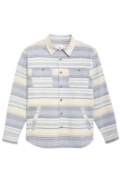 Shirts-Katin Harold Stripe Jacket for Men (SALE) Air Force Blue