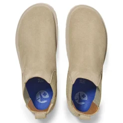 Boots-Birkenstock Highwood Slip On in Suede Leather for Women Taupe Suede