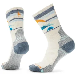 Socks-Smartwool Hike Light Cushion Mountain Moon Crew Socks for Women Moonbeam