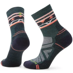 Socks-Smartwool Hike Light Cushion Zig-Zag Valley Mid Crew Socks for Women