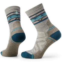 Socks-Smartwool Hike Light Cushion Zig-Zag Valley Mid Crew Socks for Women