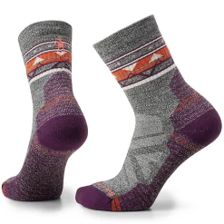 Socks-Smartwool Hike Light Cushion Zig-Zag Valley Mid Crew Socks for Women