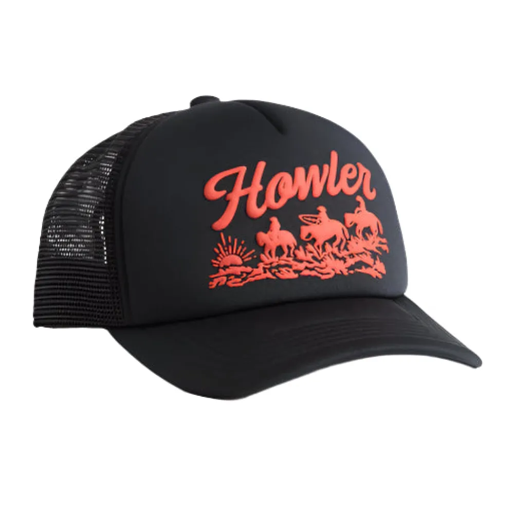 Head & Neckwear-Howler Brothers Howler Posse Foam Dome Black